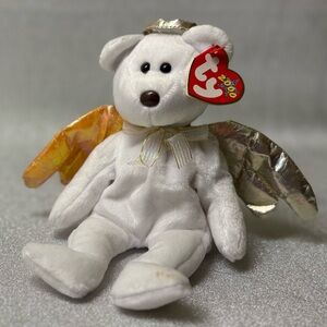 TY Beanie Baby “Halo II” – White Angel  (Hang Tag Attached!)